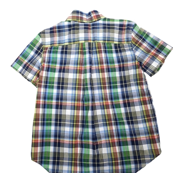 Ralph Lauren Button Down Plaid Collared Shirt‎ Size Small 6/7 Boys - Picture 6 of 6